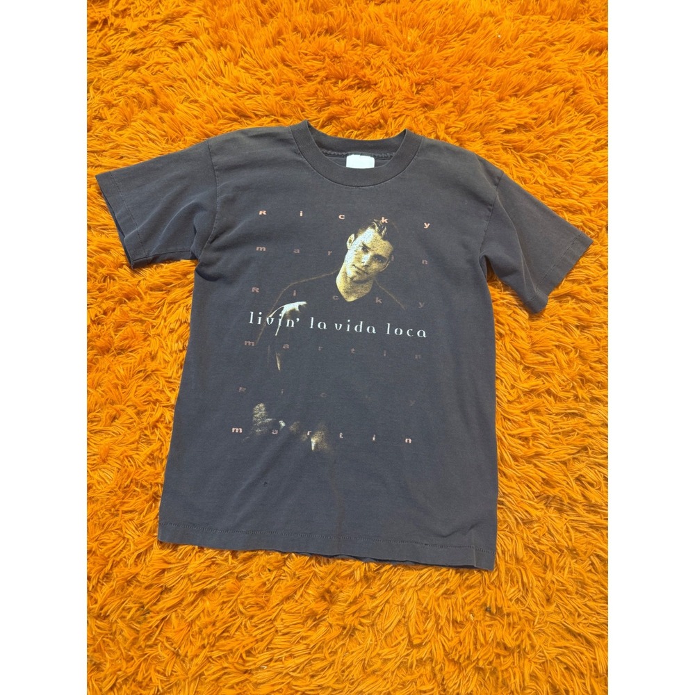 Vintage Ricky Martin Livin La Vida Loca T-Shirt 90s Single Stitch Tee s